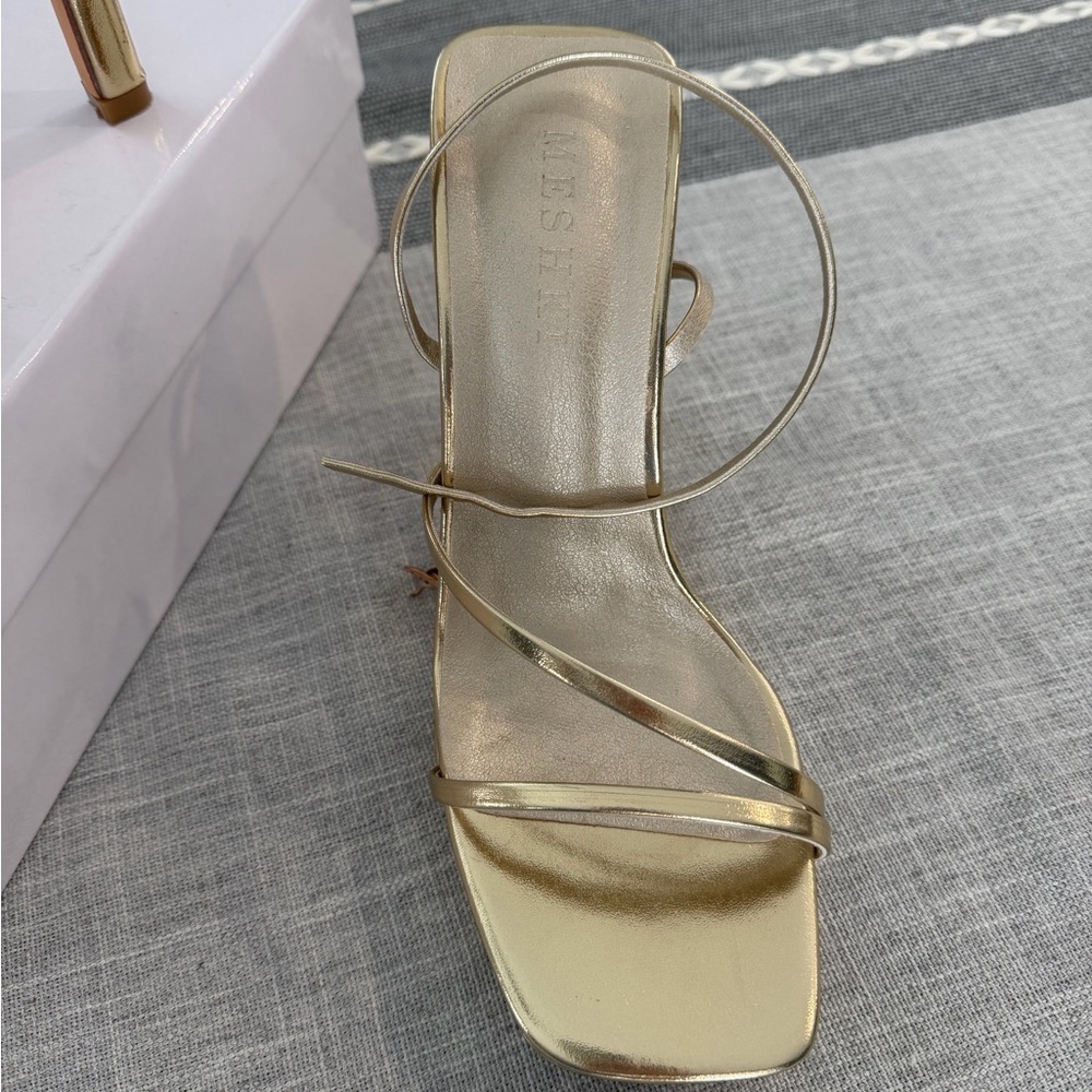 Meshki gold heels - Picture 2 of 2
